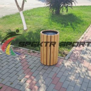 Купить Урна цилиндрическая в деревянной обрешетке лиственница в Юрге 
