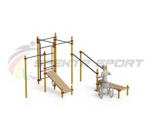 Купить Спортивный комплекс для инвалидов-колясочников WRK-D20_76mm в Юрге 
